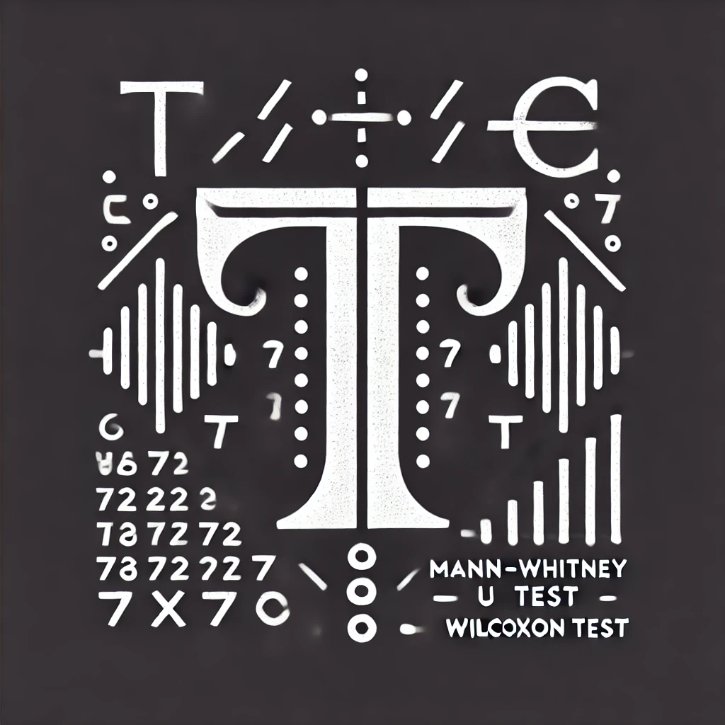 Test t-Studenta i testy nieparametryczne - U Manna–Whitneya, Wilcoxona